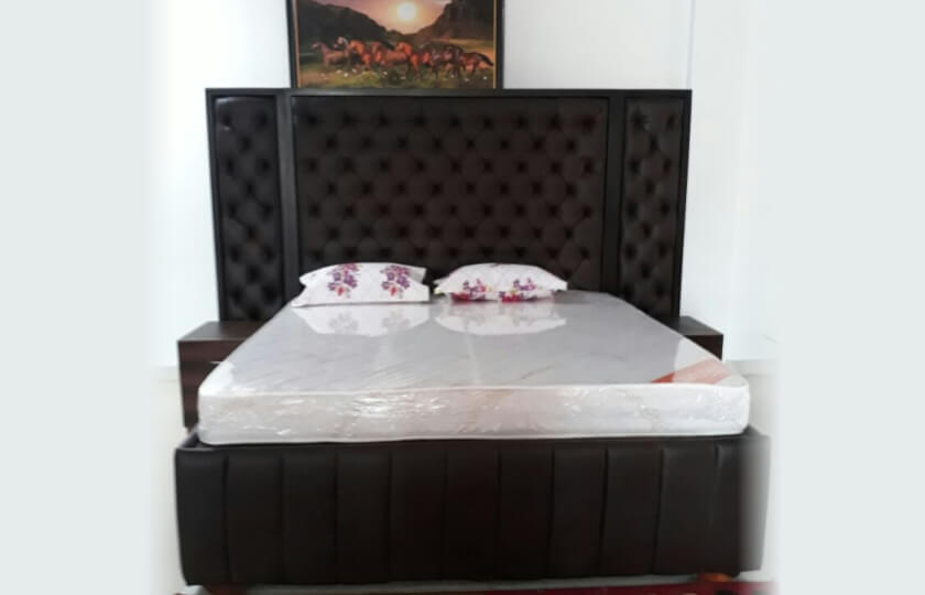 Bed with Side Table